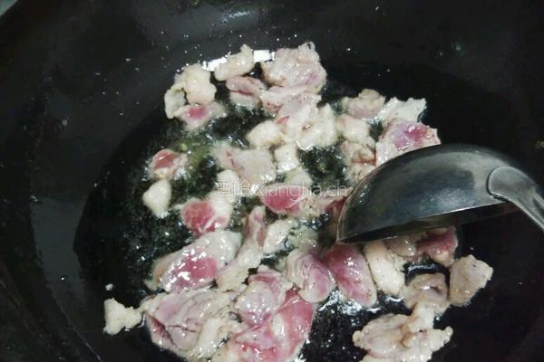 杏鲍菇小炒肉的做法图解6