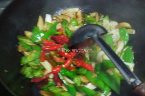 杏鲍菇小炒肉的做法图解9