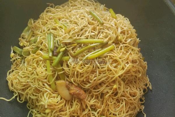 蒜苔焖面的做法图解10