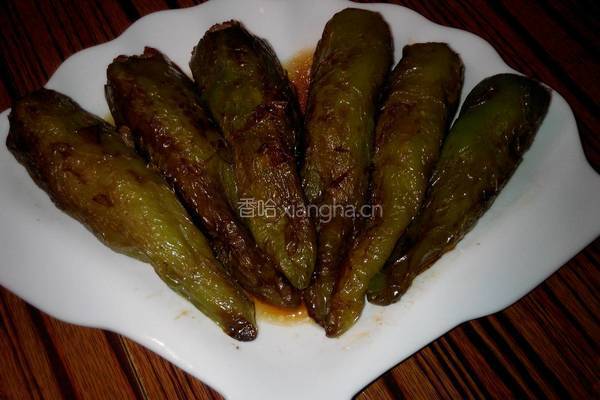 肉酿尖椒的做法图解11