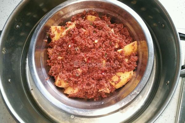 粉蒸土豆的做法图解4