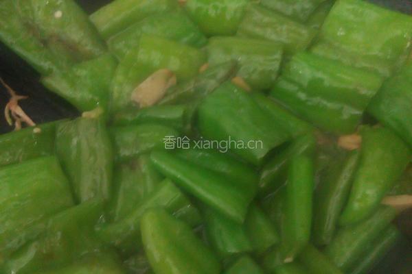蒜香青椒的做法图解5