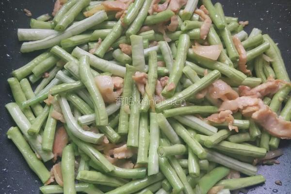肉丝豇豆的做法图解4