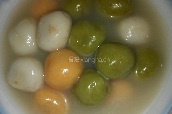 彩色汤圆的做法图解6