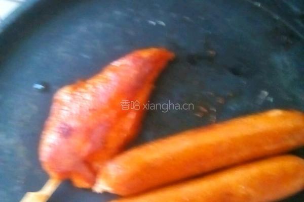 鸡柳烤肠饼的做法图解7