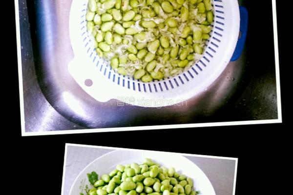 连渣捞(毛豆羹)的做法图解2