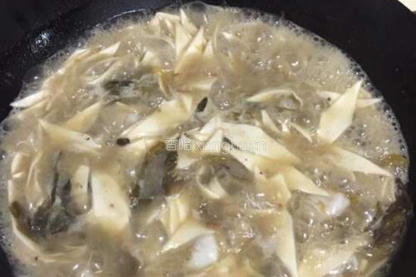 酸菜鱼面片的做法图解7