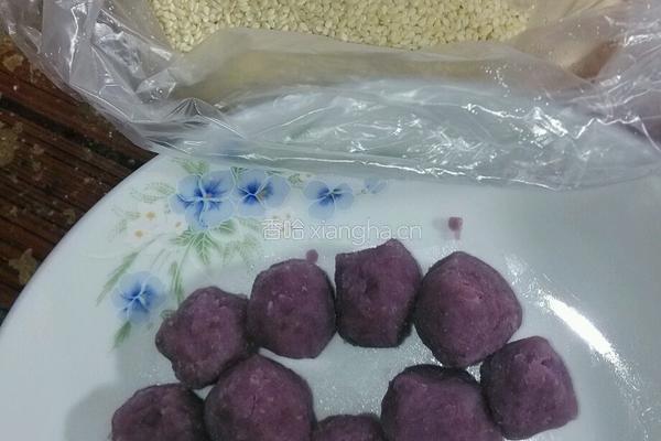 紫薯饼的做法图解5