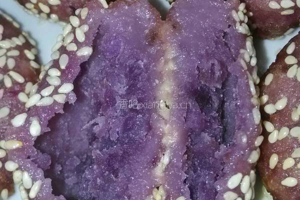 紫薯饼的做法图解10