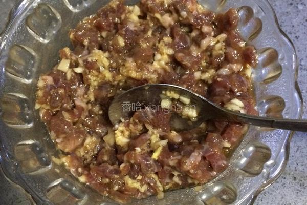 牛肉香菇酱的做法图解3