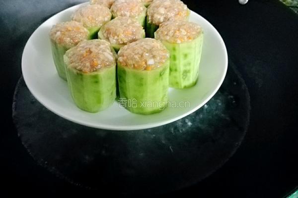 酿丝瓜的做法图解9