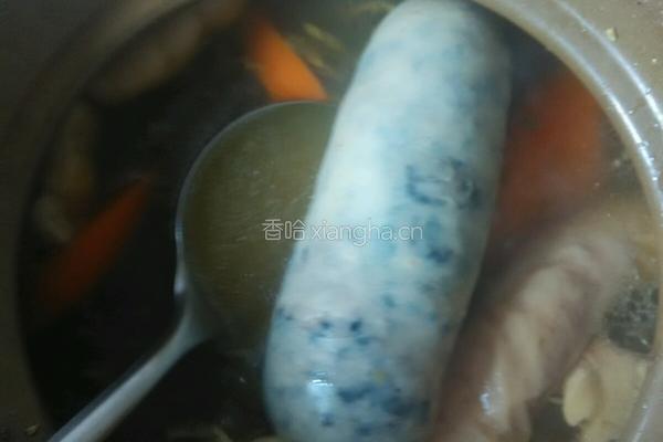 猪大肠酿糯米的做法图解9