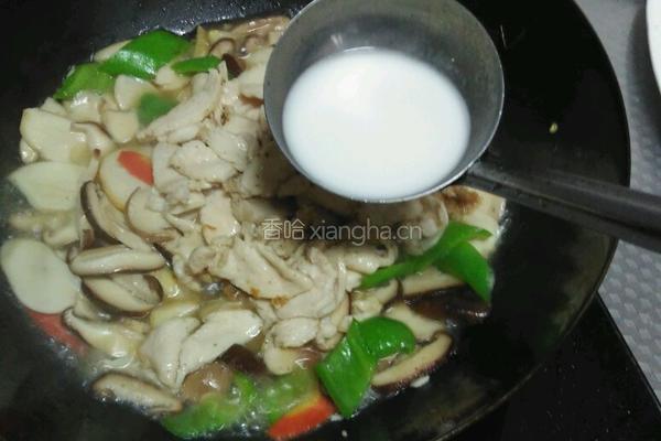 双菇肉片的做法图解10