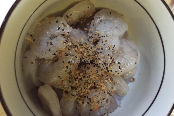 京葱虾仁的做法图解2