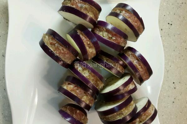 肉馅蒸茄子的做法图解3