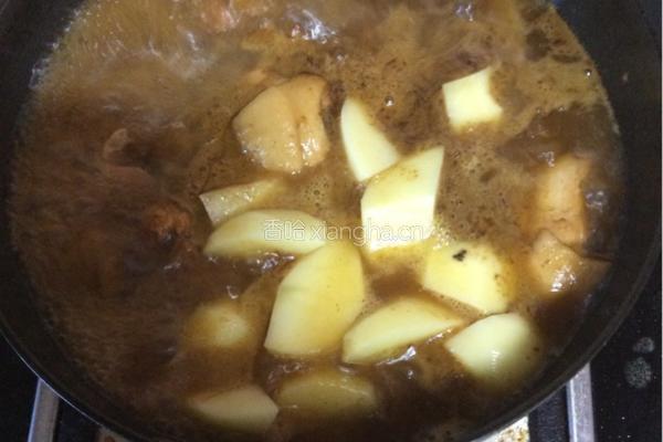 咖喱鸡腿炖土豆的做法图解6
