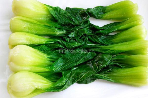 香菇扒油菜的做法图解5