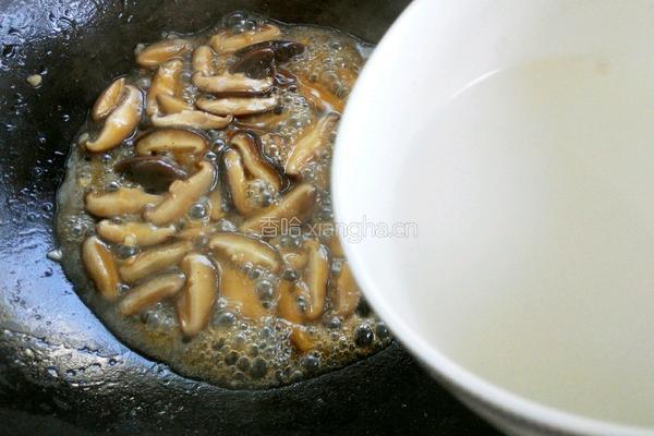 香菇扒油菜的做法图解11
