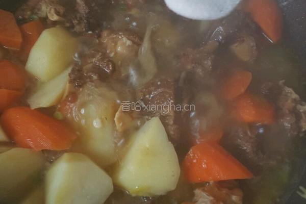 羊肉焖饼子的做法图解9