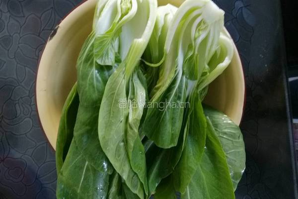 青菜烧豆付的做法图解3