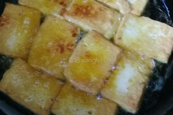 青菜烧豆付的做法图解7