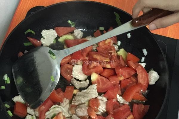 番茄炖瘦肉的做法图解4
