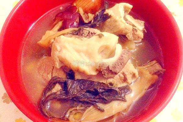 菜干猪骨老火汤的做法图解5