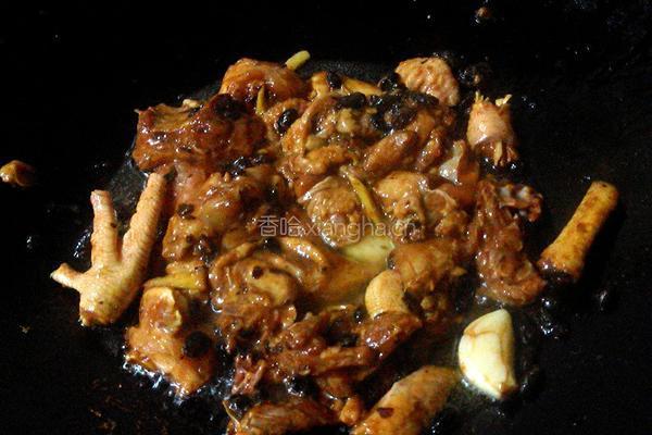 豆鼓鸡块的做法图解4