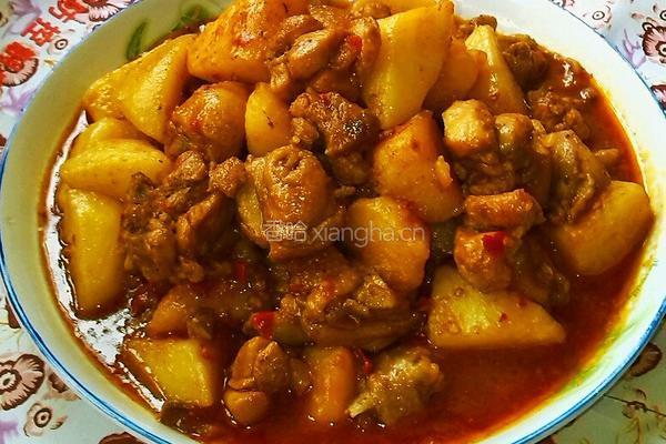 鸡腿烧土豆的做法图解8