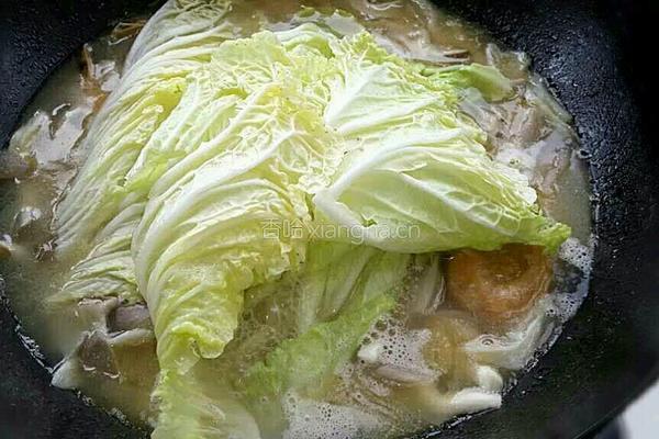 虾干蘑菇汤的做法图解5
