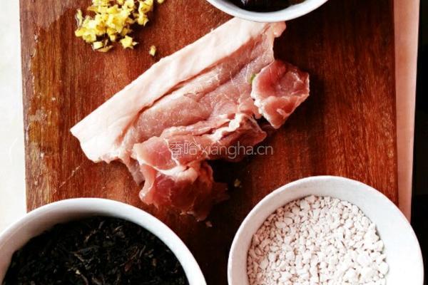 梅干菜肉饼的做法图解3
