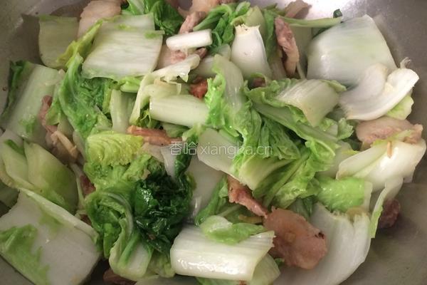 五花肉白菜炖干豆腐的做法图解8