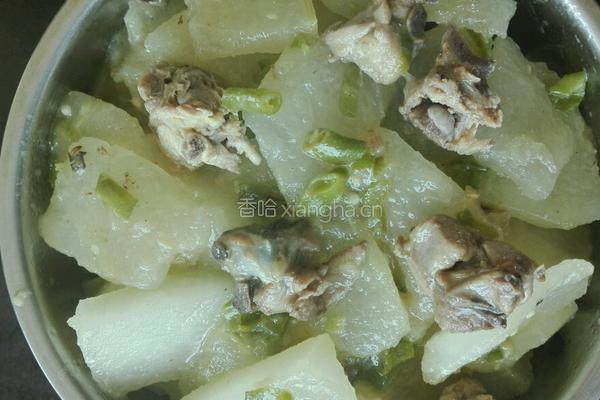 鸡肉青烧冬瓜的做法图解10