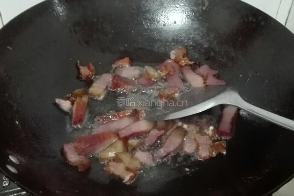 爆炒腊肉的做法图解5