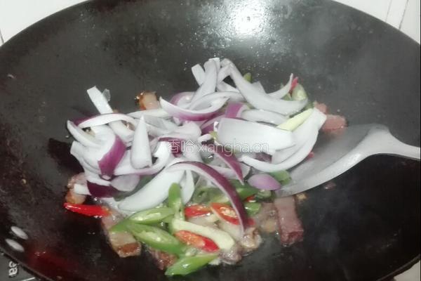 爆炒腊肉的做法图解6