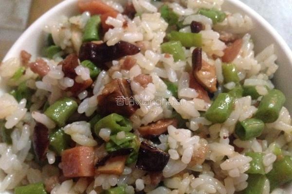 豆角炒饭的做法图解8