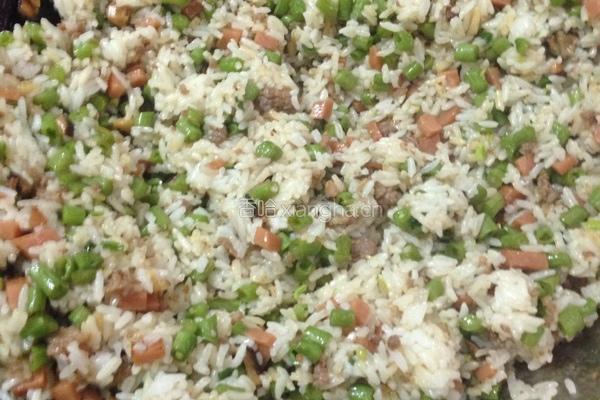 豆角炒饭的做法图解7