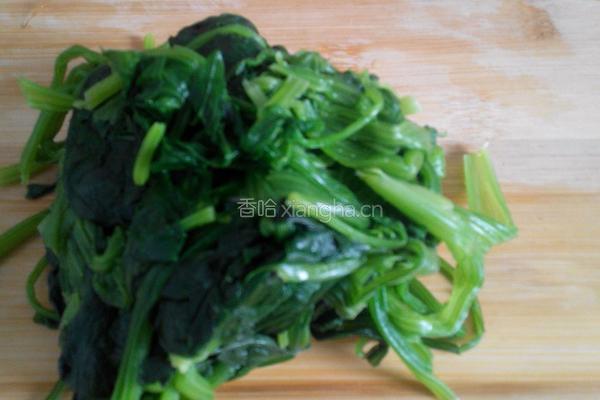 清炒菠菜的做法图解3