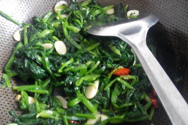 清炒菠菜的做法图解7