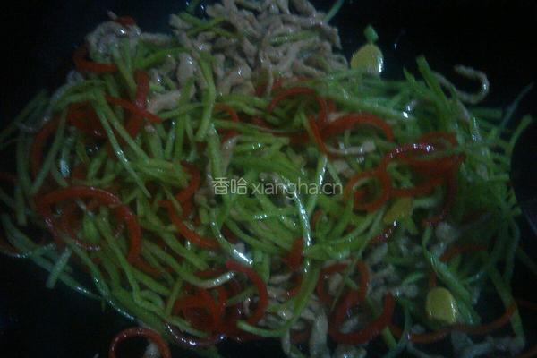 青椒肉丝的做法图解8