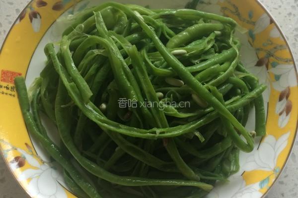 ＃乐享陶瓷＃手撕豇豆的做法图解5