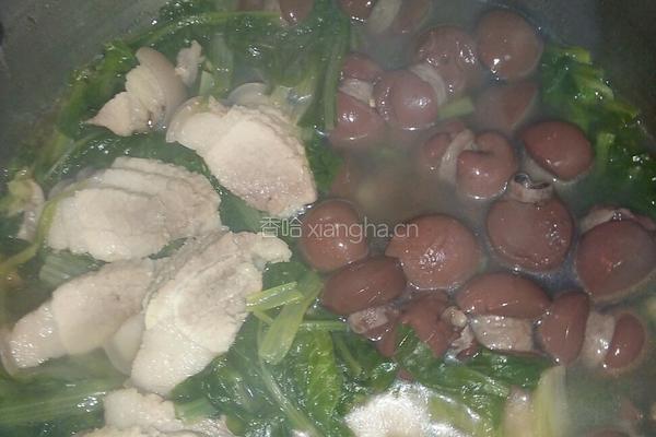 小白菜血肠汆白肉的做法图解5