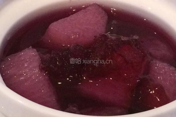 桃胶炖紫薯山药的做法图解3