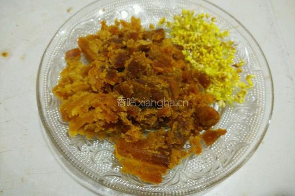 红糖桂花糍粑的做法图解2