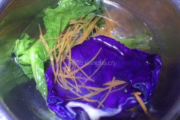 米饭蔬菜饼的做法图解2