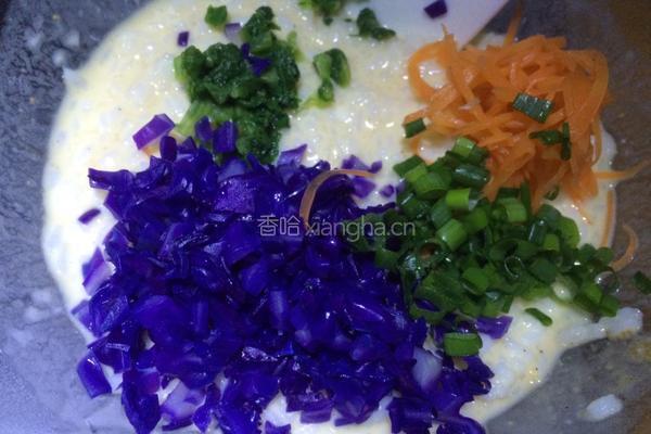 米饭蔬菜饼的做法图解6
