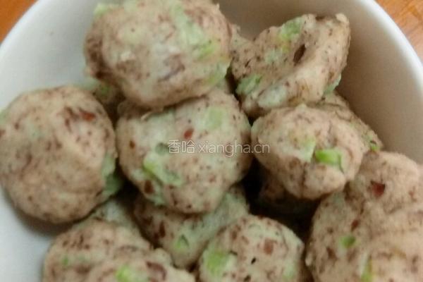 翡翠豆渣饼（微波无油）的做法图解3
