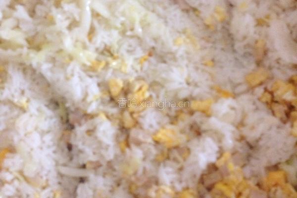 潮汕肉饼炒饭的做法图解7