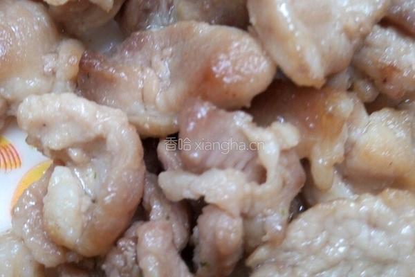 蒜苔炒鸡蛋瘦肉火龙果的做法图解5