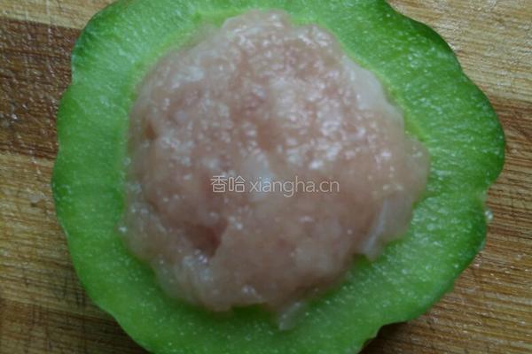 苦瓜酿肉的做法图解4
